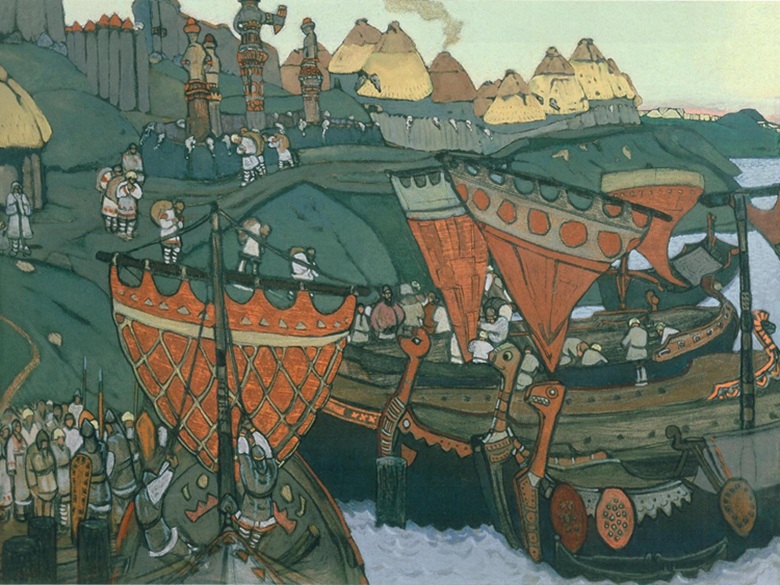 Н.К. Рерих. Славяне на Днепре. 1905.jpg